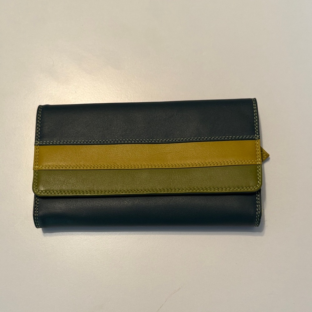 Mywalit gold/mustard and green Wallet